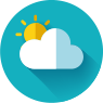 cloudy with sun icon